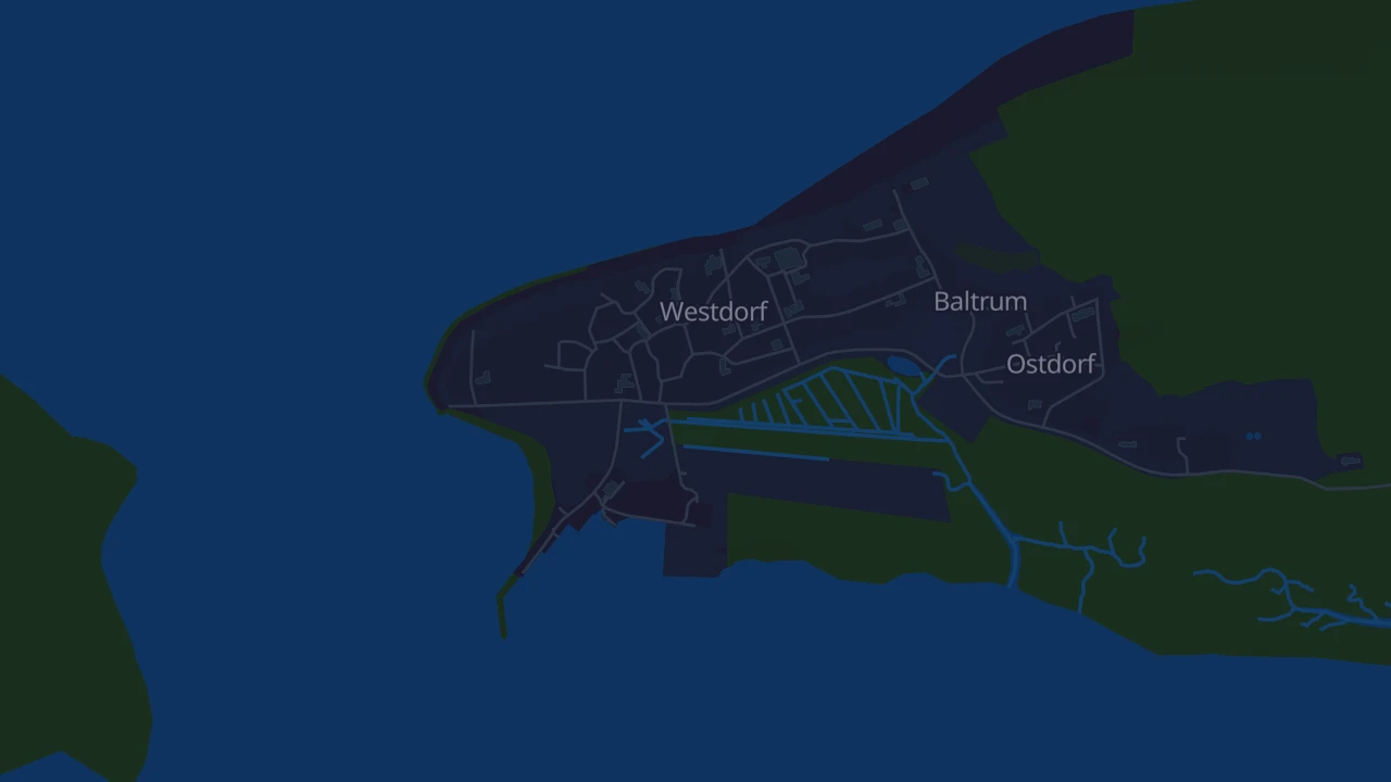 Karte von Baltrum