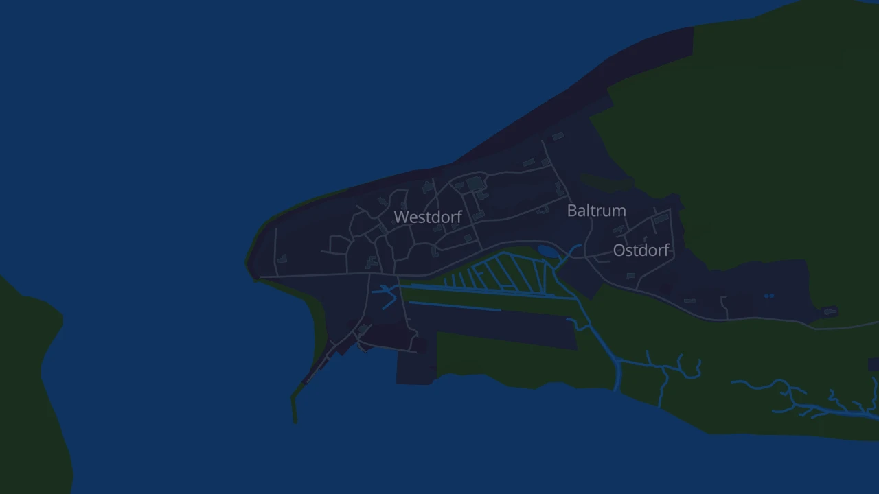Karte von Baltrum