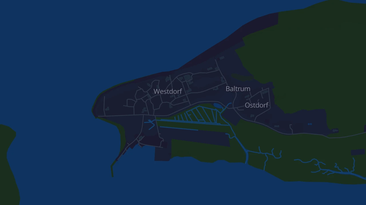 Karte von Baltrum