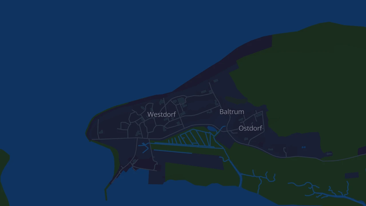Karte von Baltrum