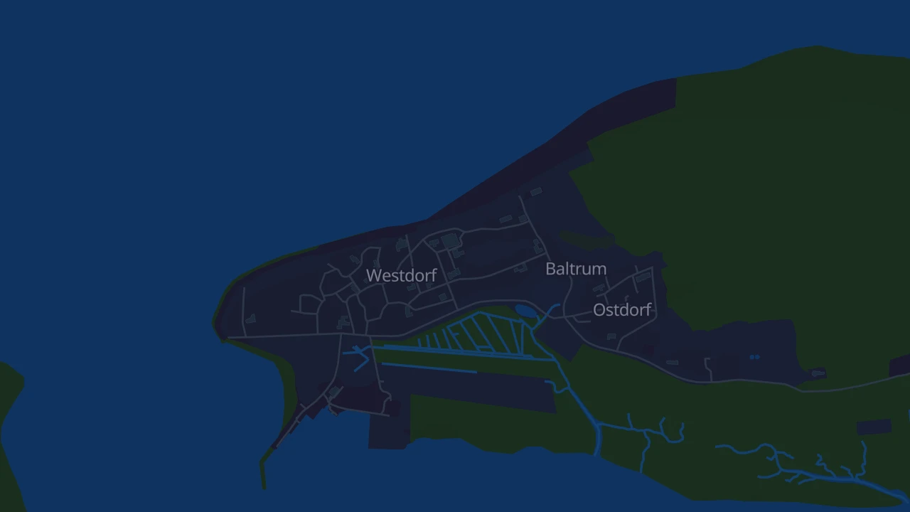 Karte von Baltrum