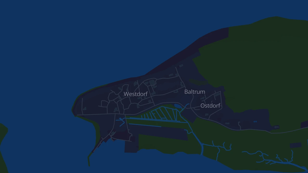 Karte von Baltrum