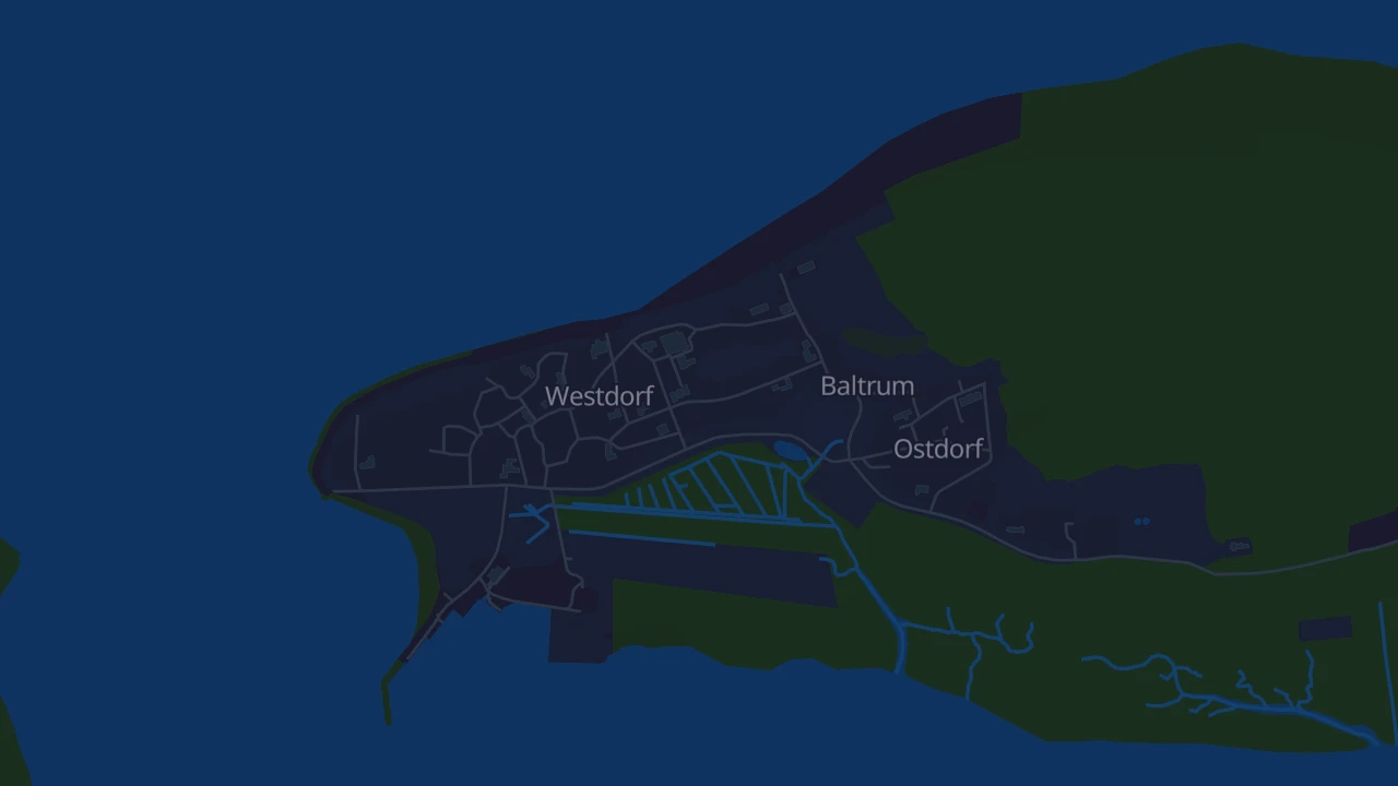 Karte von Baltrum