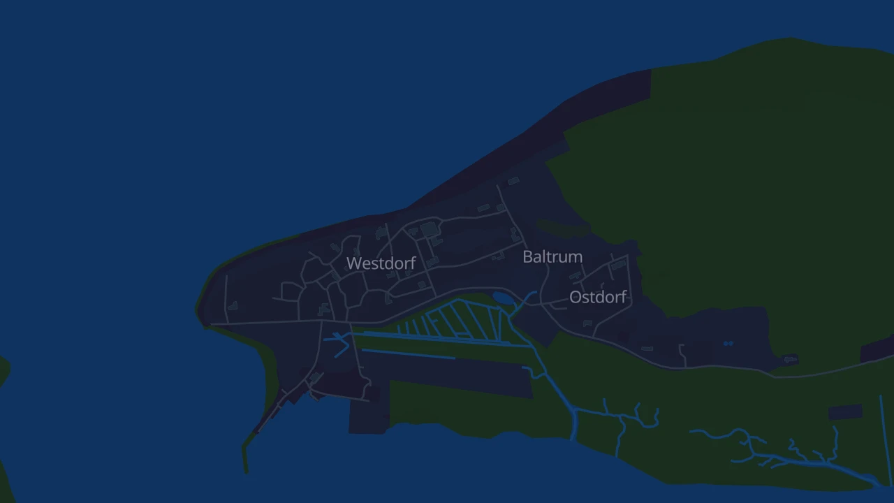 Karte von Baltrum