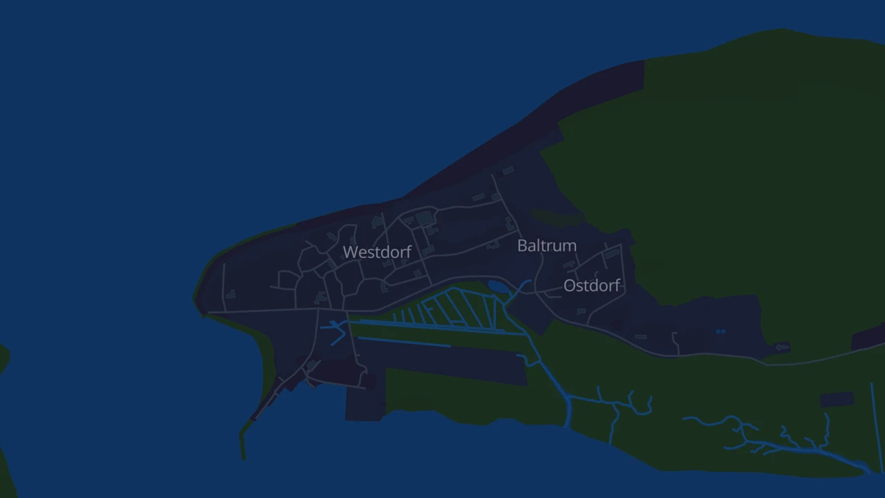 Karte von Baltrum