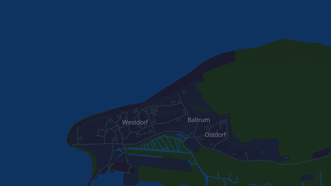 Karte von Baltrum