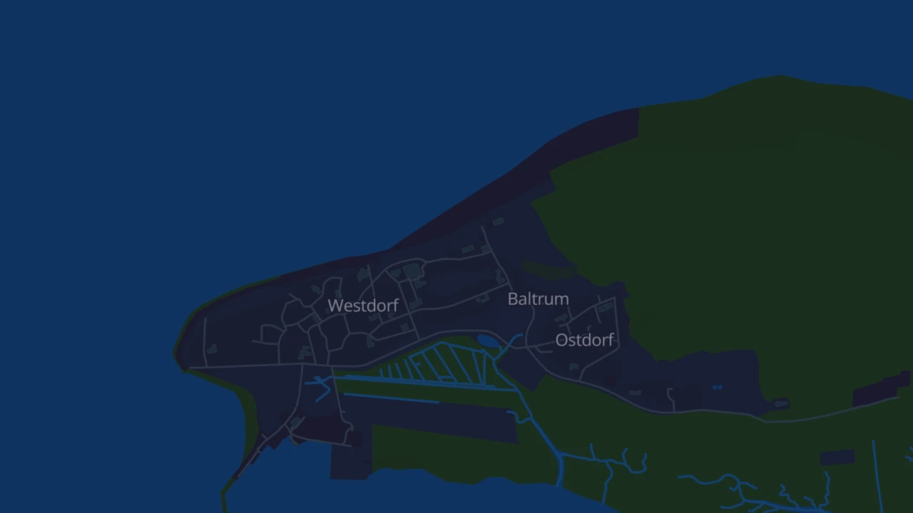 Karte von Baltrum