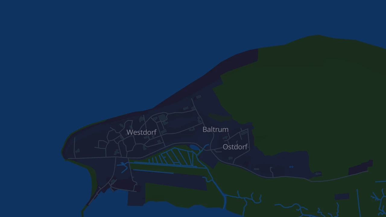 Karte von Baltrum