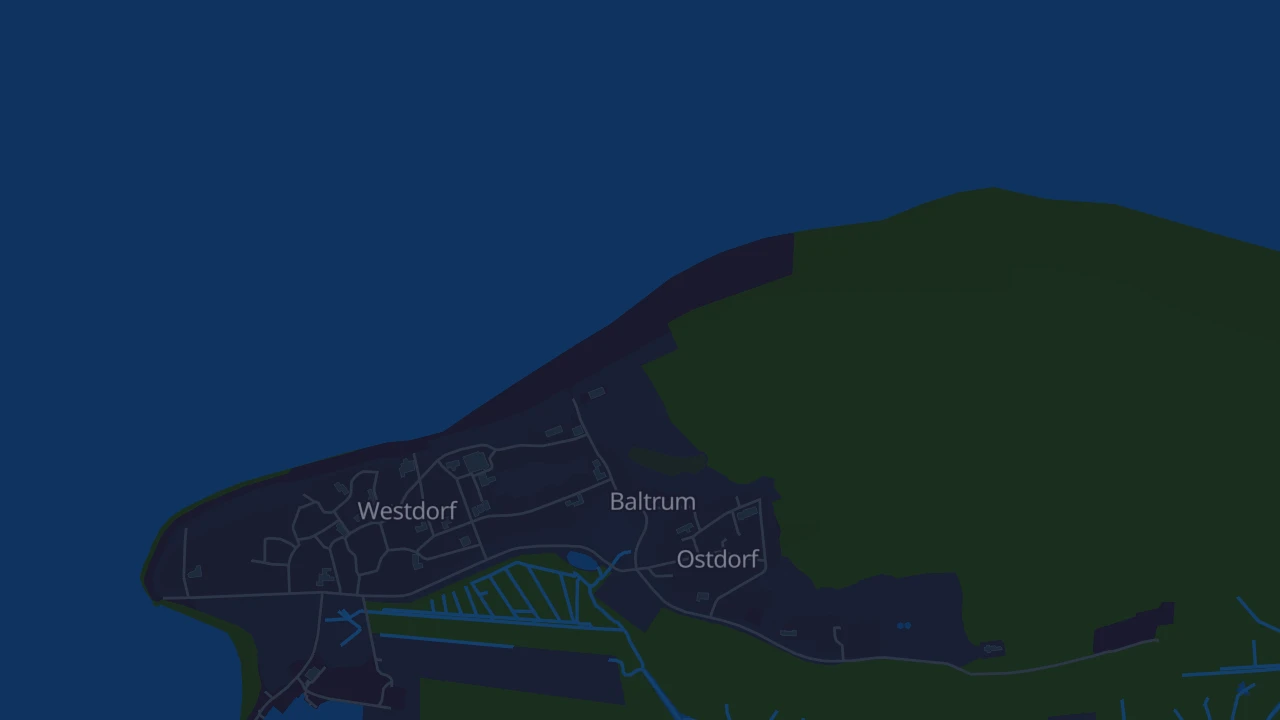 Karte von Baltrum