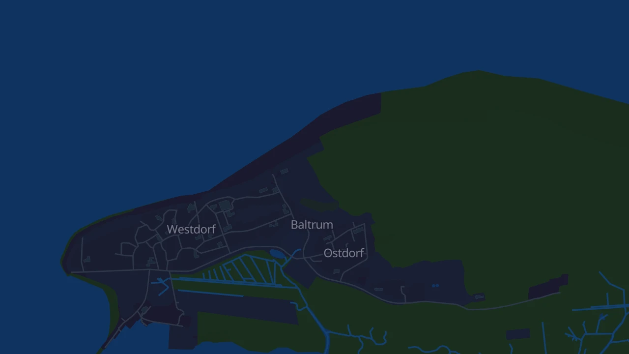 Karte von Baltrum