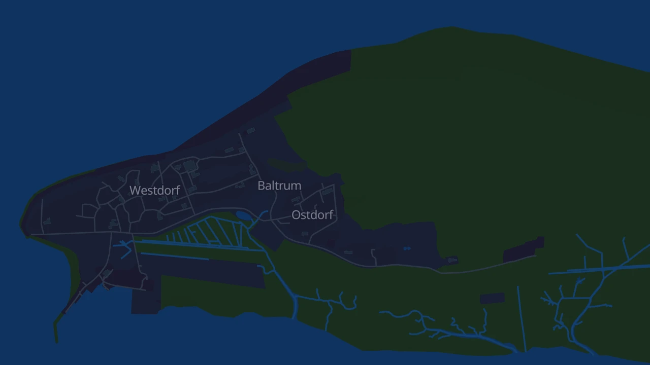 Karte von Baltrum