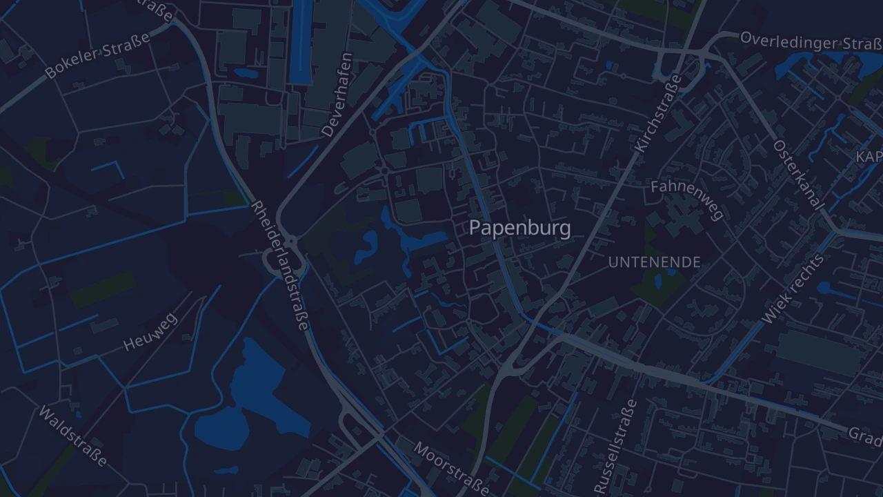 Karte von Papenburg