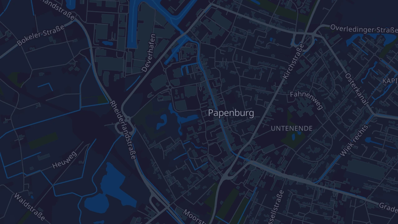 Karte von Papenburg
