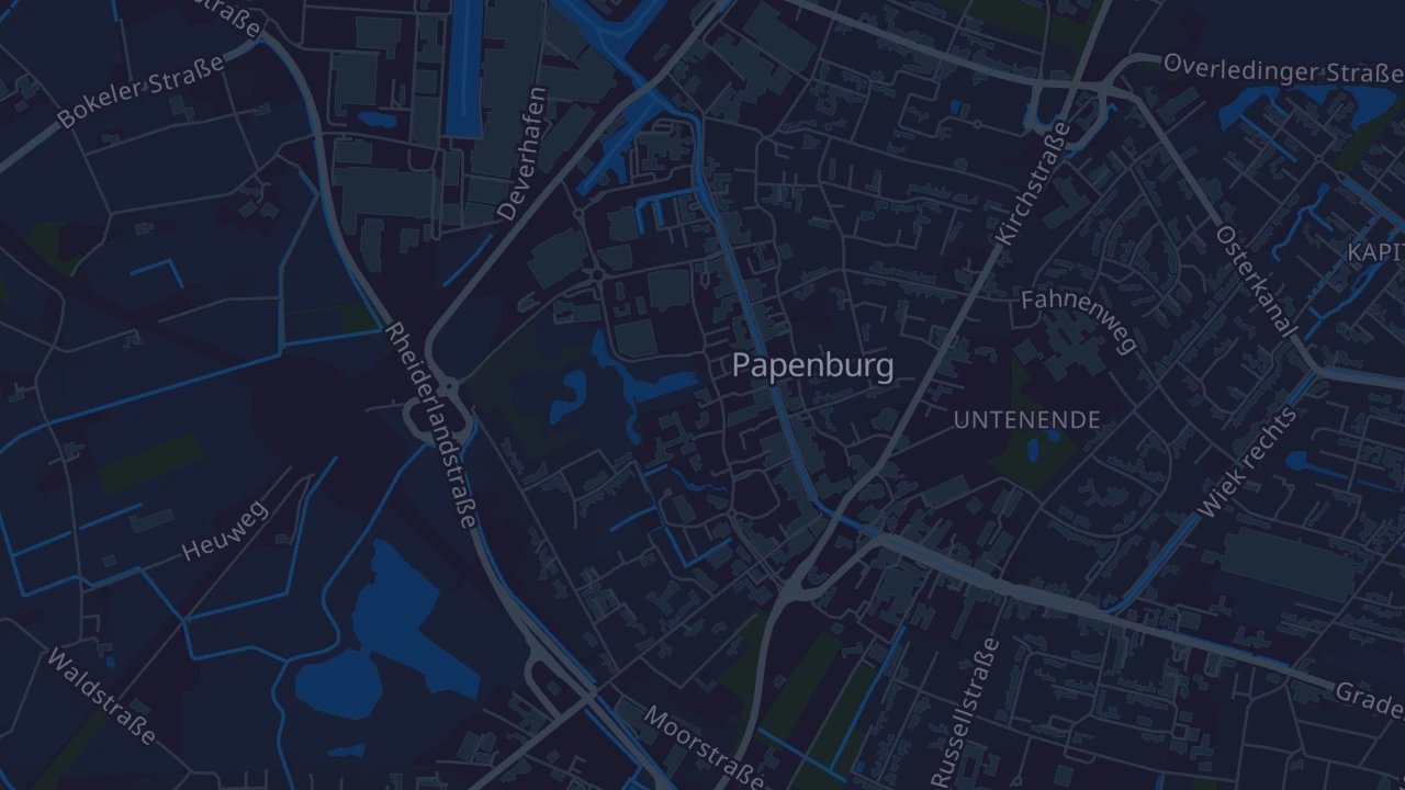 Karte von Papenburg