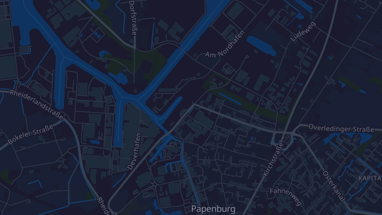 Karte von Papenburg