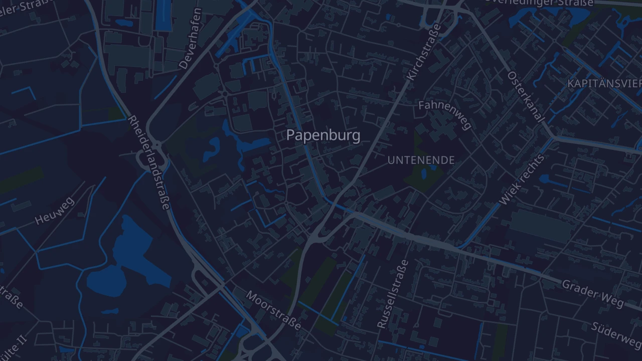 Karte von Papenburg