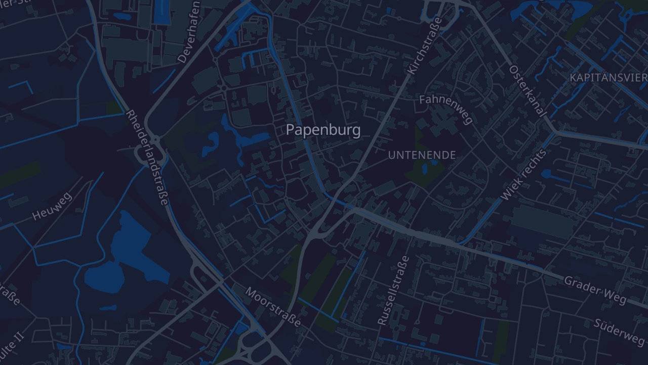 Karte von Papenburg
