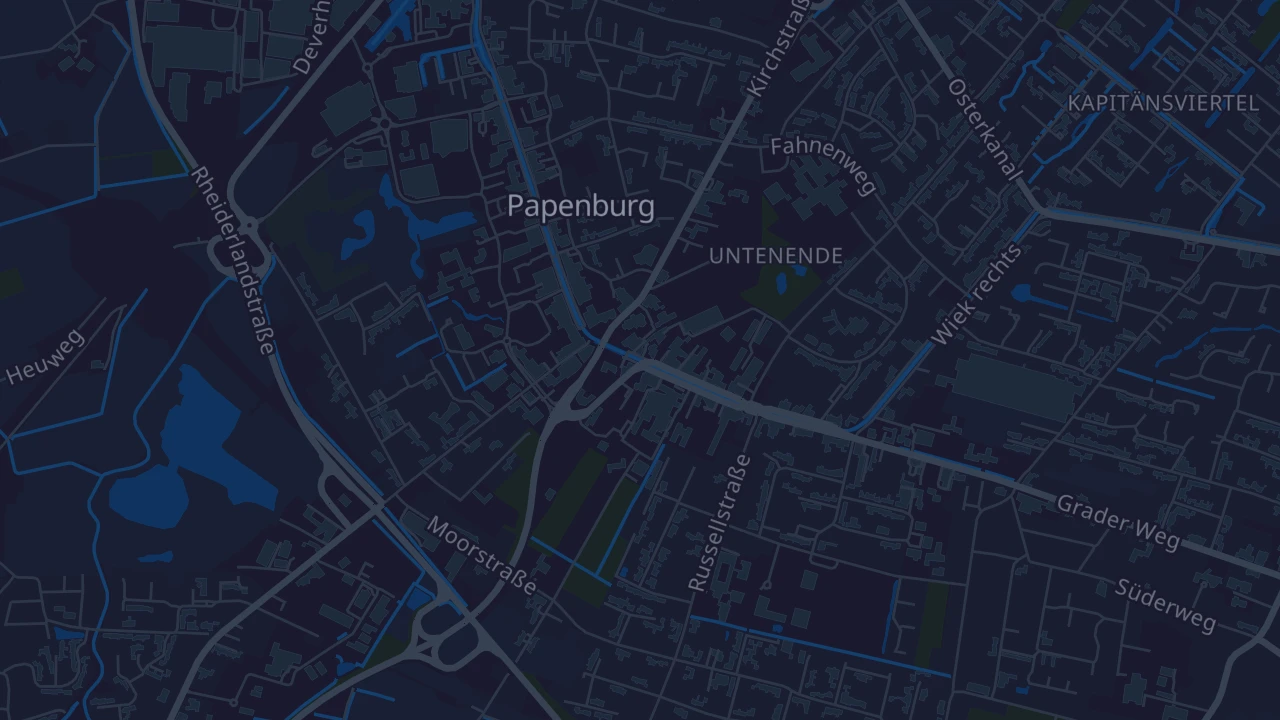 Karte von Papenburg