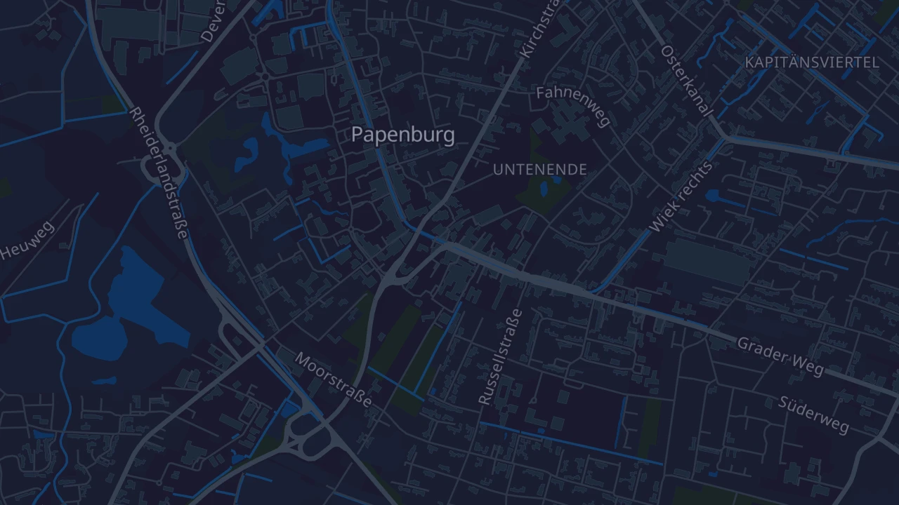 Karte von Papenburg