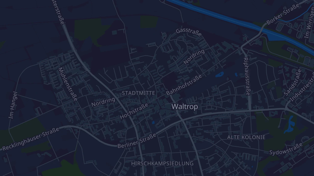 Karte von Waltrop