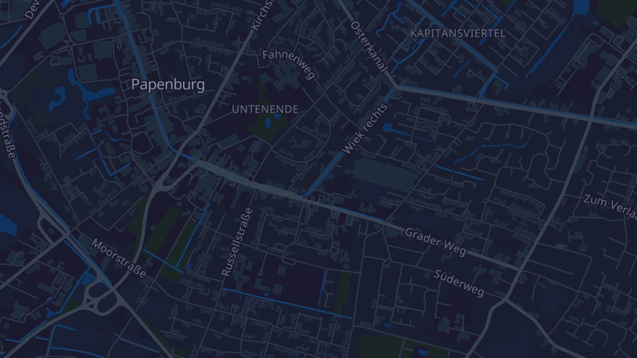 Karte von Papenburg