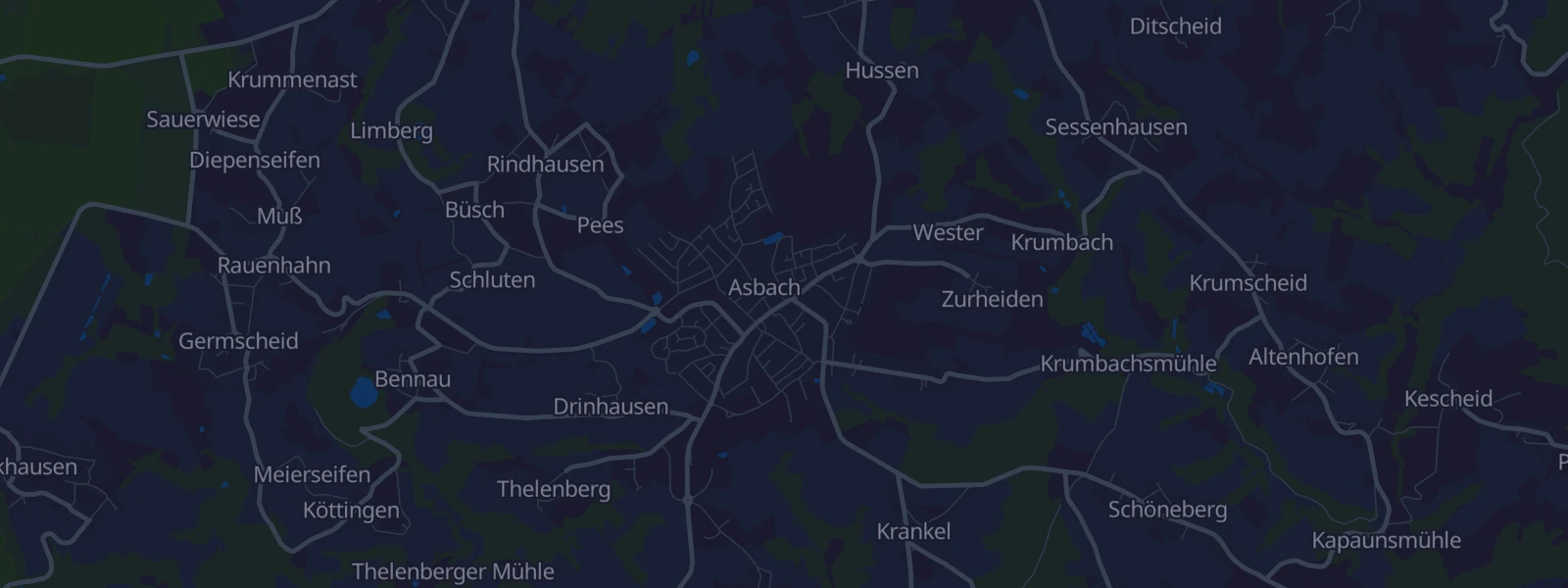 Karte von Asbach