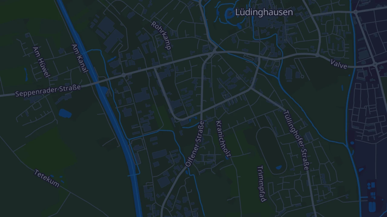 Karte von Lüdinghausen