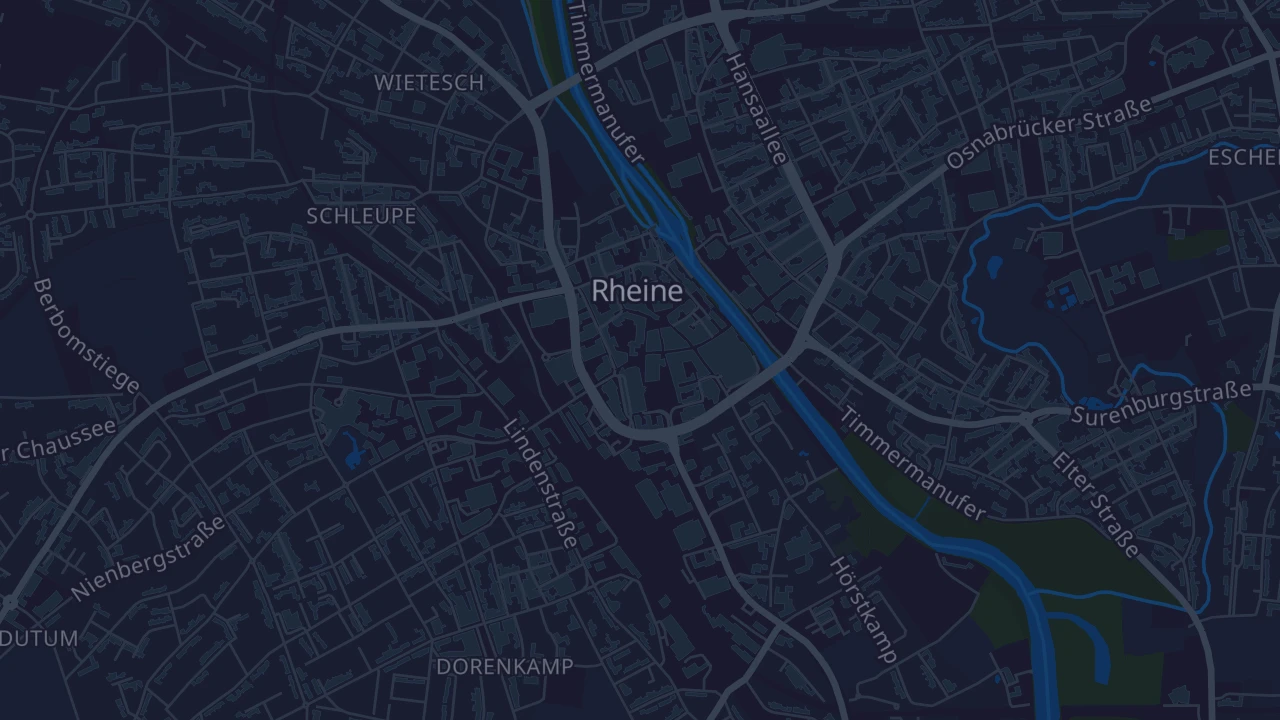 Karte von Rheine