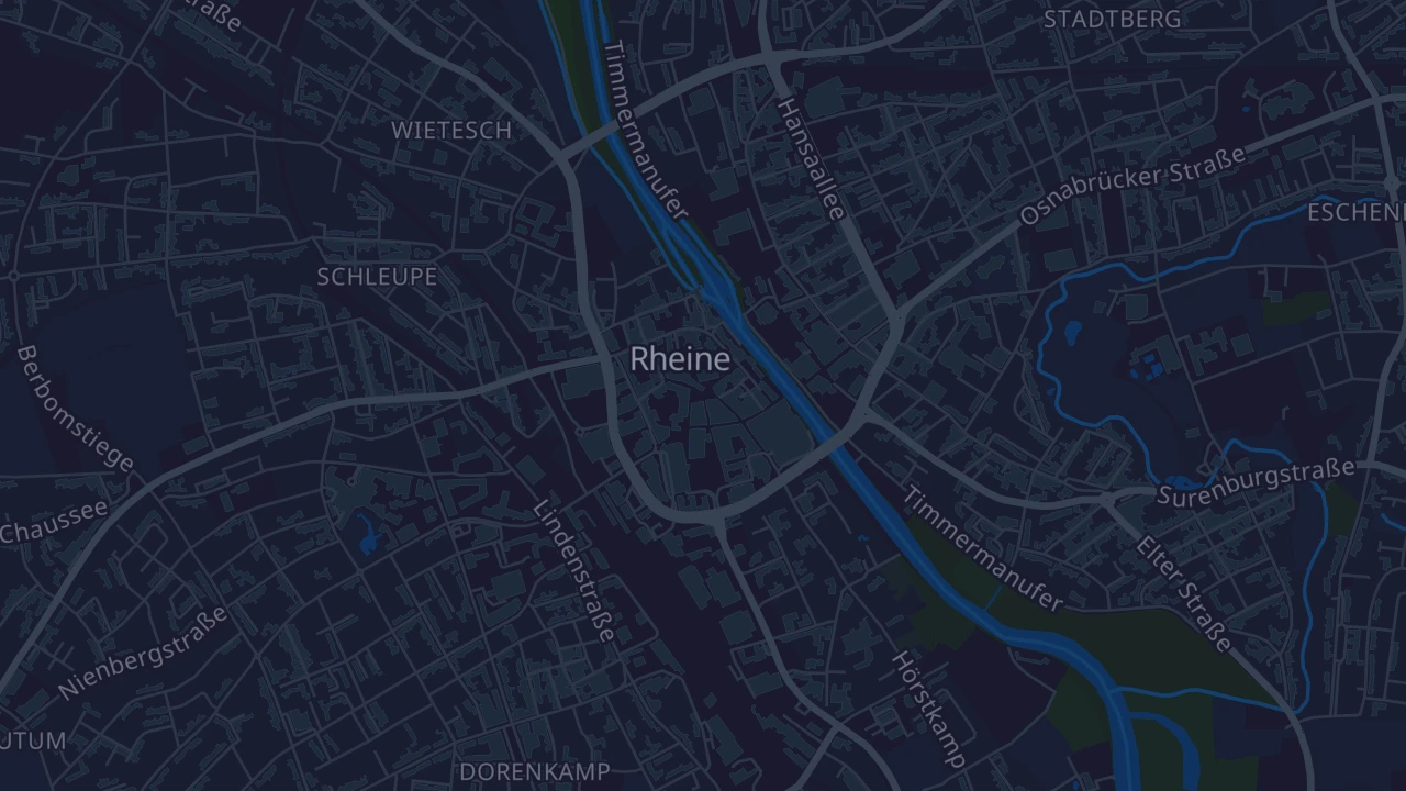 Karte von Rheine