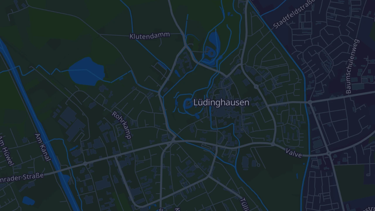 Karte von Lüdinghausen