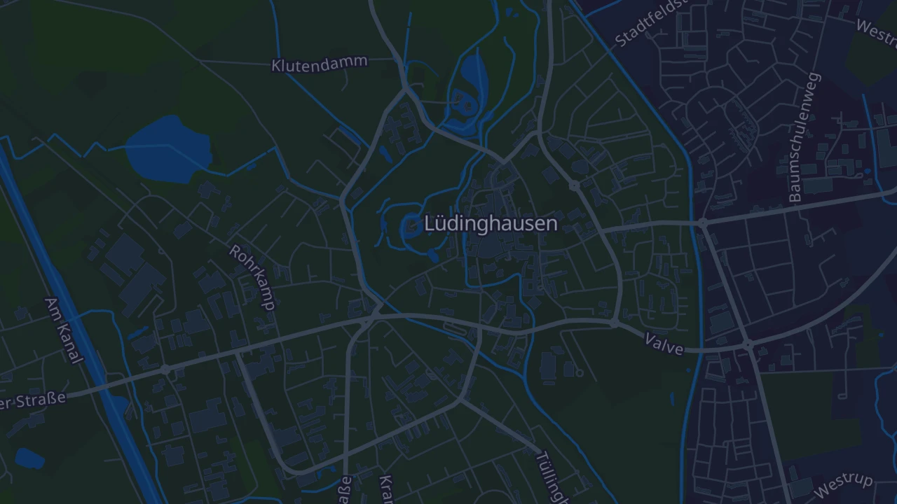 Karte von Lüdinghausen