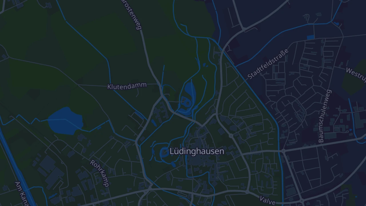 Karte von Lüdinghausen