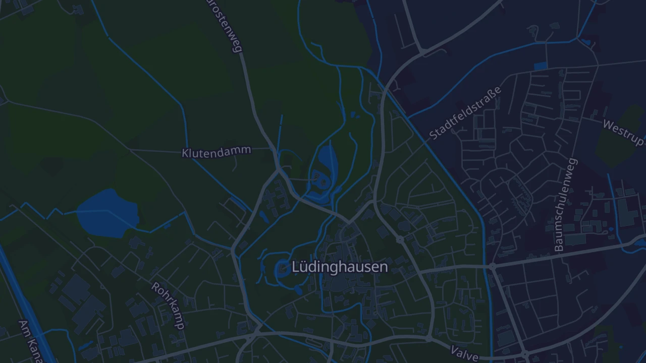 Karte von Lüdinghausen