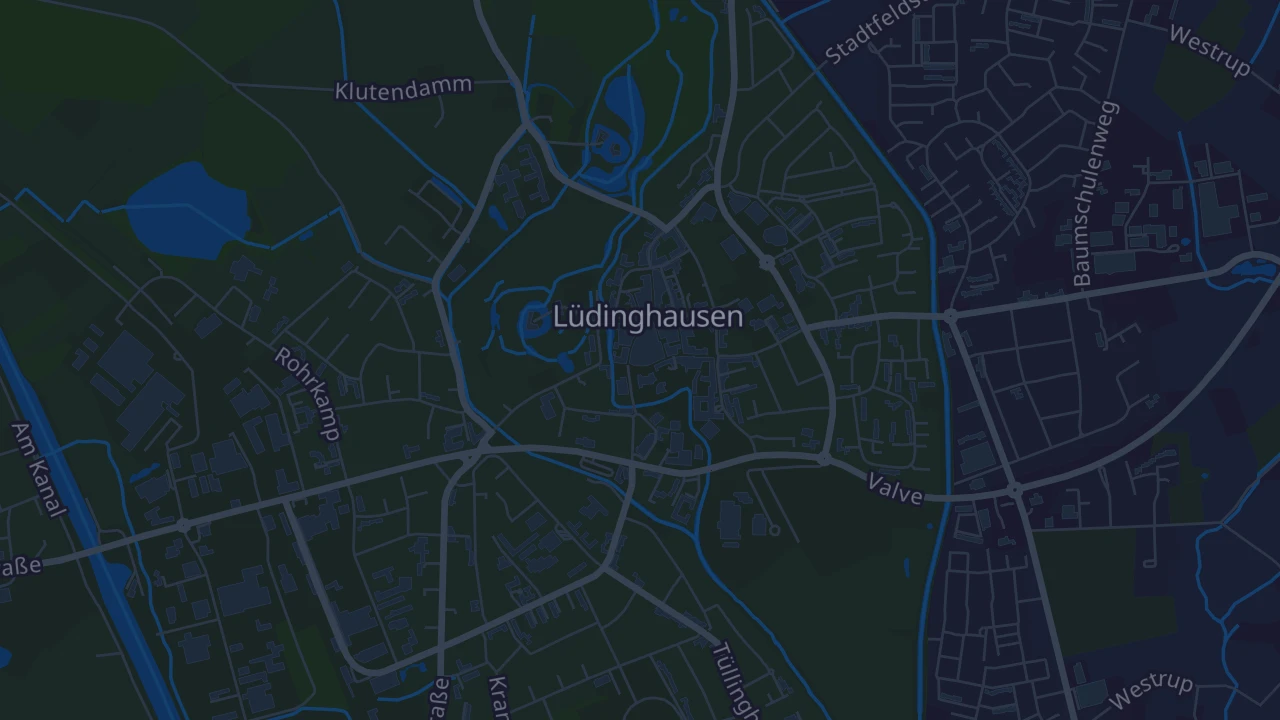 Karte von Lüdinghausen