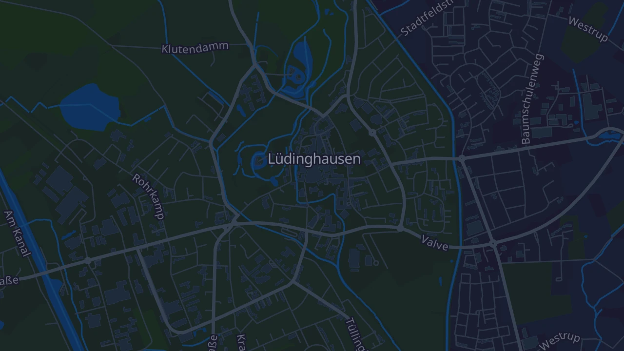 Karte von Lüdinghausen