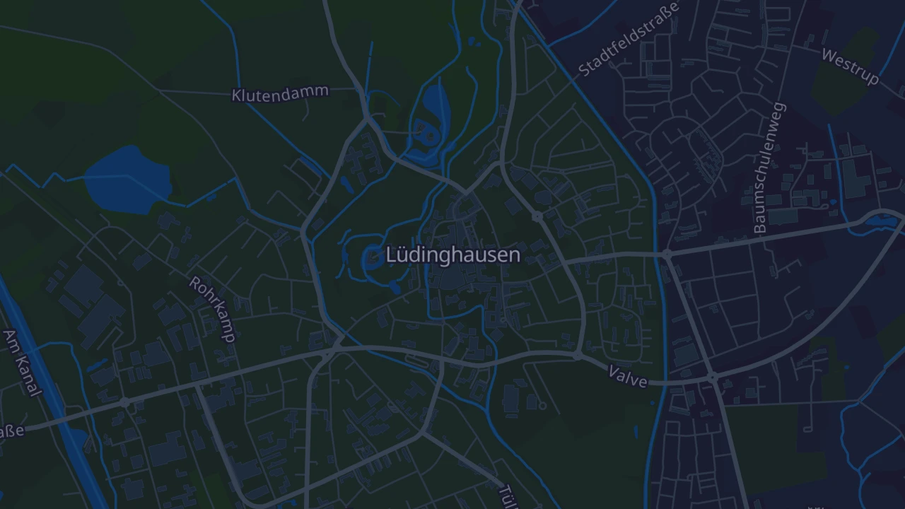 Karte von Lüdinghausen