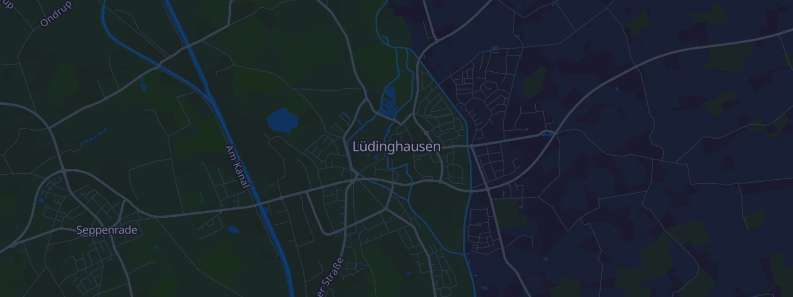 Karte von Lüdinghausen