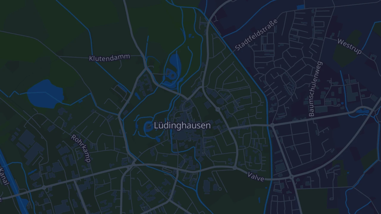 Karte von Lüdinghausen