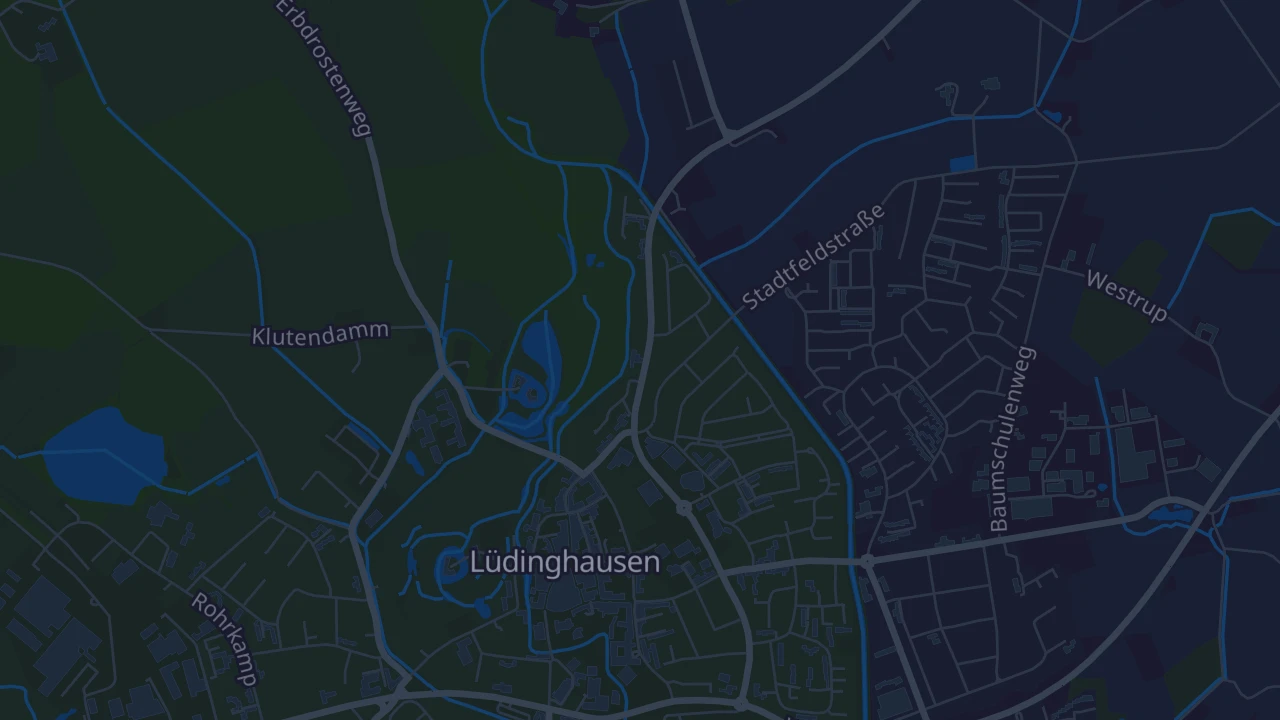 Karte von Lüdinghausen