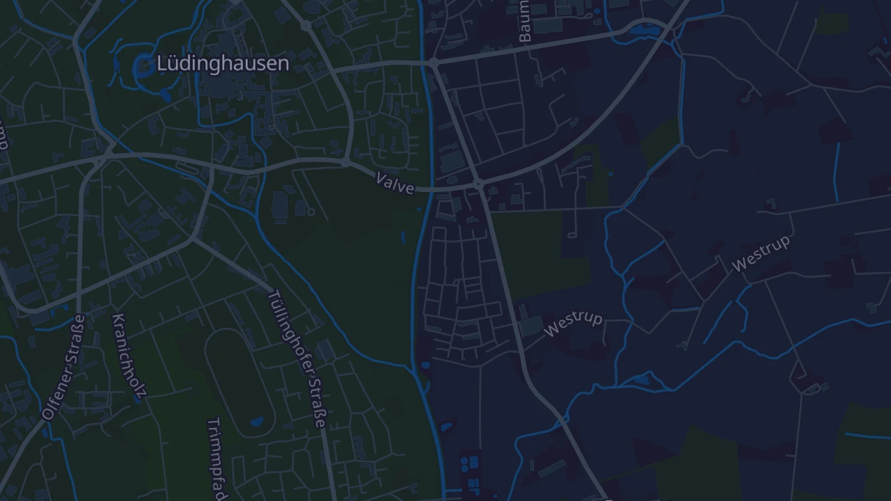 Karte von Lüdinghausen