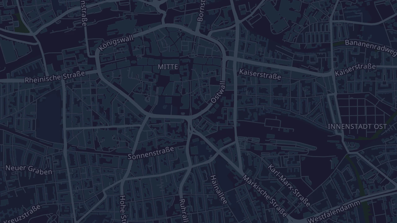 Karte von Dortmund