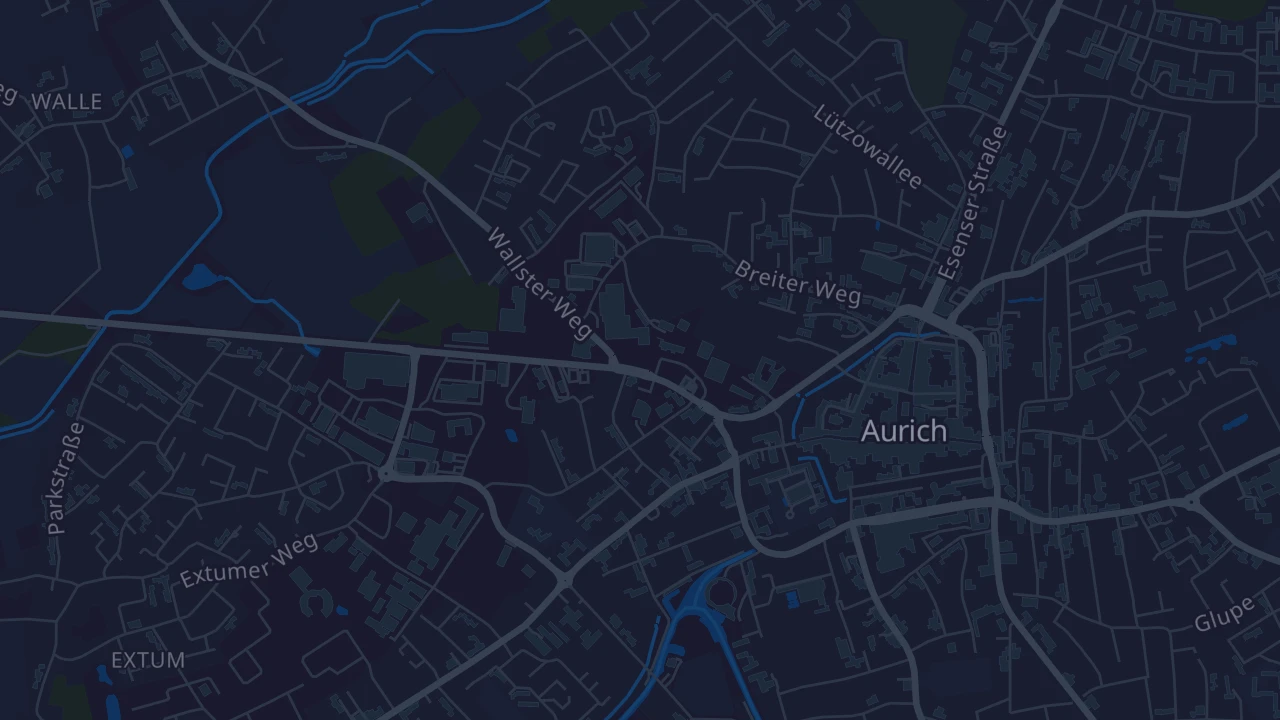 Karte von Aurich