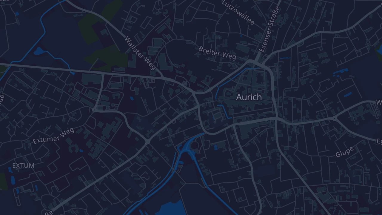 Karte von Aurich