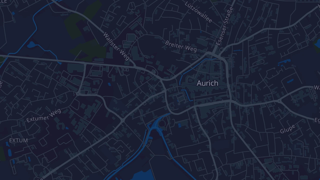 Karte von Aurich