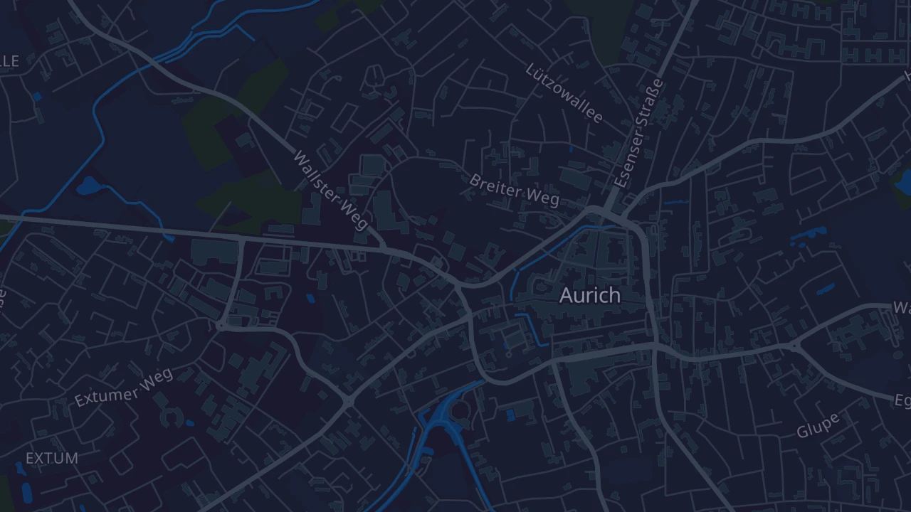 Karte von Aurich