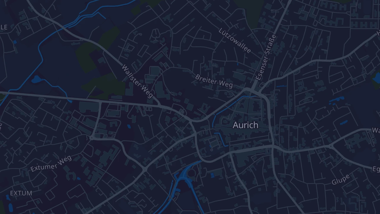 Karte von Aurich