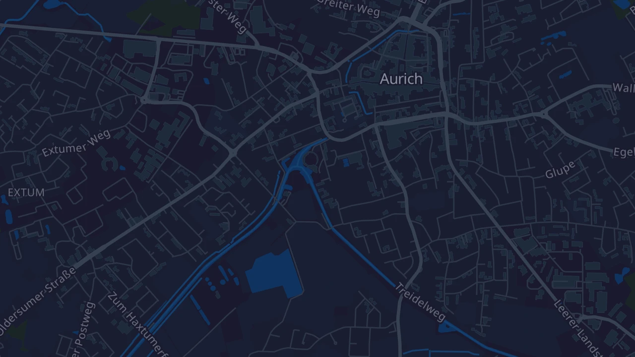 Karte von Aurich