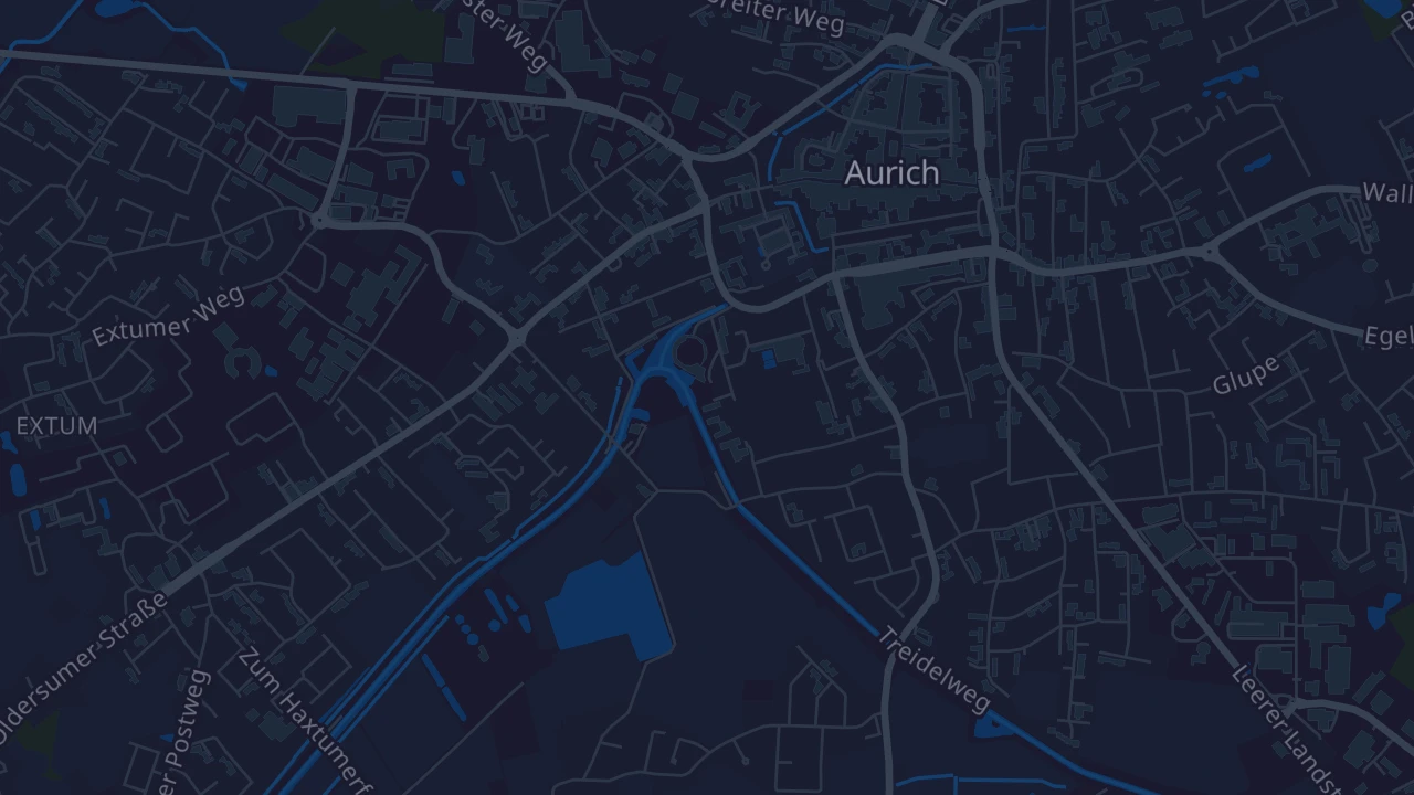 Karte von Aurich