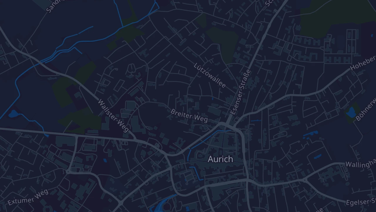 Karte von Aurich