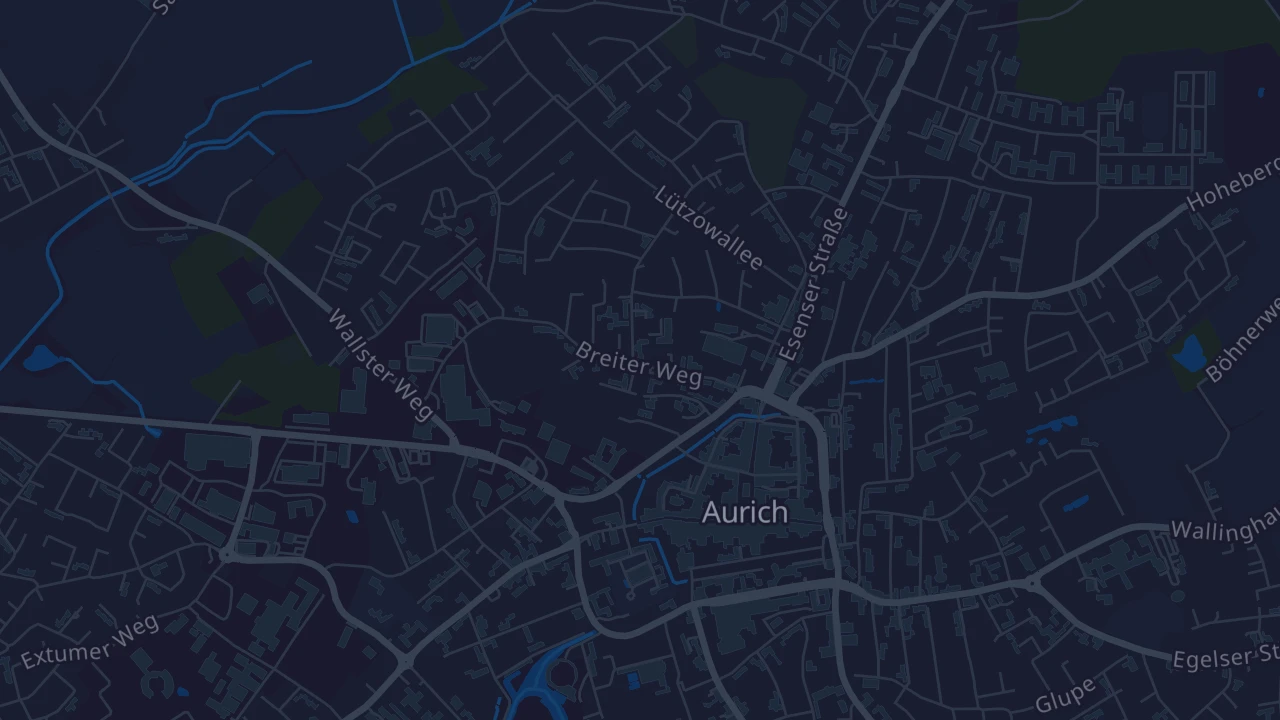 Karte von Aurich